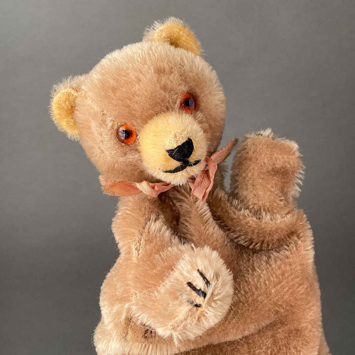Vintage CLEMENS Teddy Bear Hand Puppet ~ 1950s Rare! – Once Upon A