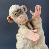 STEIFF White Jocko Monkey Hand Puppet ~ 1925-28 Rare!