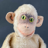 STEIFF White Jocko Monkey Hand Puppet ~ 1925-28 Rare!