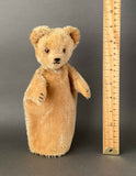 SCHUCO Teddy Bear Hand Puppet ~ 1950s Rare!