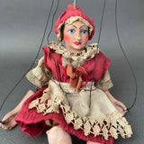 GIRL Marionette ~ Czechoslovakia early 1900s Rare!