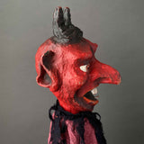 DEVIL Hand Puppet ~ by Gerhard Stiehl 1950s Rare!