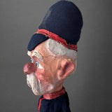 POLICEMAN Hand Puppet ~ by Gerhard Stiehl 1950s Rare!