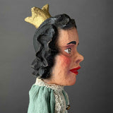 PRINCESS Hand Puppet ~ by Gerhard Stiehl 1950s Rare!