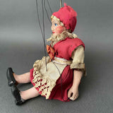 GIRL Marionette ~ Czechoslovakia early 1900s Rare!