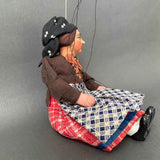 PEASANT LADY Marionette ~ Czechoslovakia early 1900s Rare!