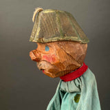 Decor-Spielzeug POLICEMAN Hand Puppet ~ 1950-60s rare!