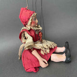 GIRL Marionette ~ Czechoslovakia early 1900s Rare!