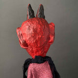 DEVIL Hand Puppet ~ by Gerhard Stiehl 1950s Rare!