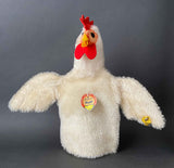 STEIFF Hen Hand Puppet ~ ALL IDs 1968-74 Rare!