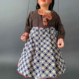 PEASANT LADY Marionette ~ Czechoslovakia early 1900s Rare!