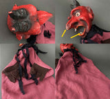 DEVIL Hand Puppet ~ by Gerhard Stiehl 1950s Rare!