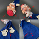 KING Hand Puppet ~ by Gerhard Stiehl 1950s Rare!