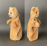 SCHUCO Teddy Bear Hand Puppet ~ 1950s Rare!