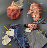 WITCH Hand Puppet ~ by Gerhard Stiehl 1950s Rare!
