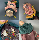 WIZARD Hand Puppet ~ by Gerhard Stiehl 1950s Rare!