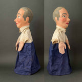 WPA Grandfather Hand Puppet ~ 1930s Rare!