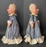 WPA Grandmother Hand Puppet ~ 1930s Rare!