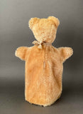 SCHUCO Teddy Bear Hand Puppet ~ 1950s Rare!