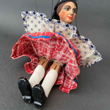 PEASANT LADY Marionette ~ Czechoslovakia early 1900s Rare!