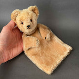 SCHUCO Teddy Bear Hand Puppet ~ 1950s Rare!