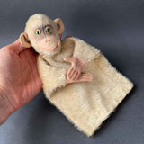 STEIFF White Jocko Monkey Hand Puppet ~ 1925-28 Rare!
