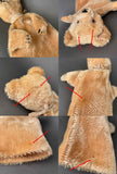 SCHUCO Teddy Bear Hand Puppet ~ 1950s Rare!