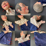 WPA Grandfather Hand Puppet ~ 1930s Rare!