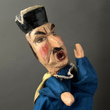JUDGE Hand Puppet ~ 1920s Punch and Judy Unique!