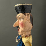 JUDGE Hand Puppet ~ 1920s Punch and Judy Unique!