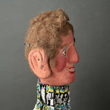 LADY Hand Puppet ~ 1920-30s Punch and Judy Unique!