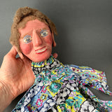 LADY Hand Puppet ~ 1920-30s Punch and Judy Unique!