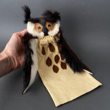 OWL Hand Puppet by Lotte Sievers-Hahn ~ 1960s