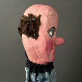 BALD MAN Hand Puppet ~ 1920-30s Punch and Judy Unique!