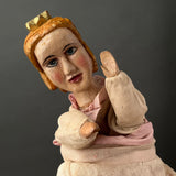 PRINCESS Hand Puppet ~ 1920s Punch and Judy Unique!