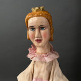 PRINCESS Hand Puppet ~ 1920s Punch and Judy Unique!