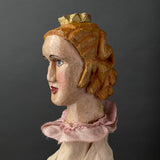 PRINCESS Hand Puppet ~ 1920s Punch and Judy Unique!