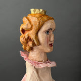 PRINCESS Hand Puppet ~ 1920s Punch and Judy Unique!