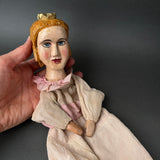 PRINCESS Hand Puppet ~ 1920s Punch and Judy Unique!