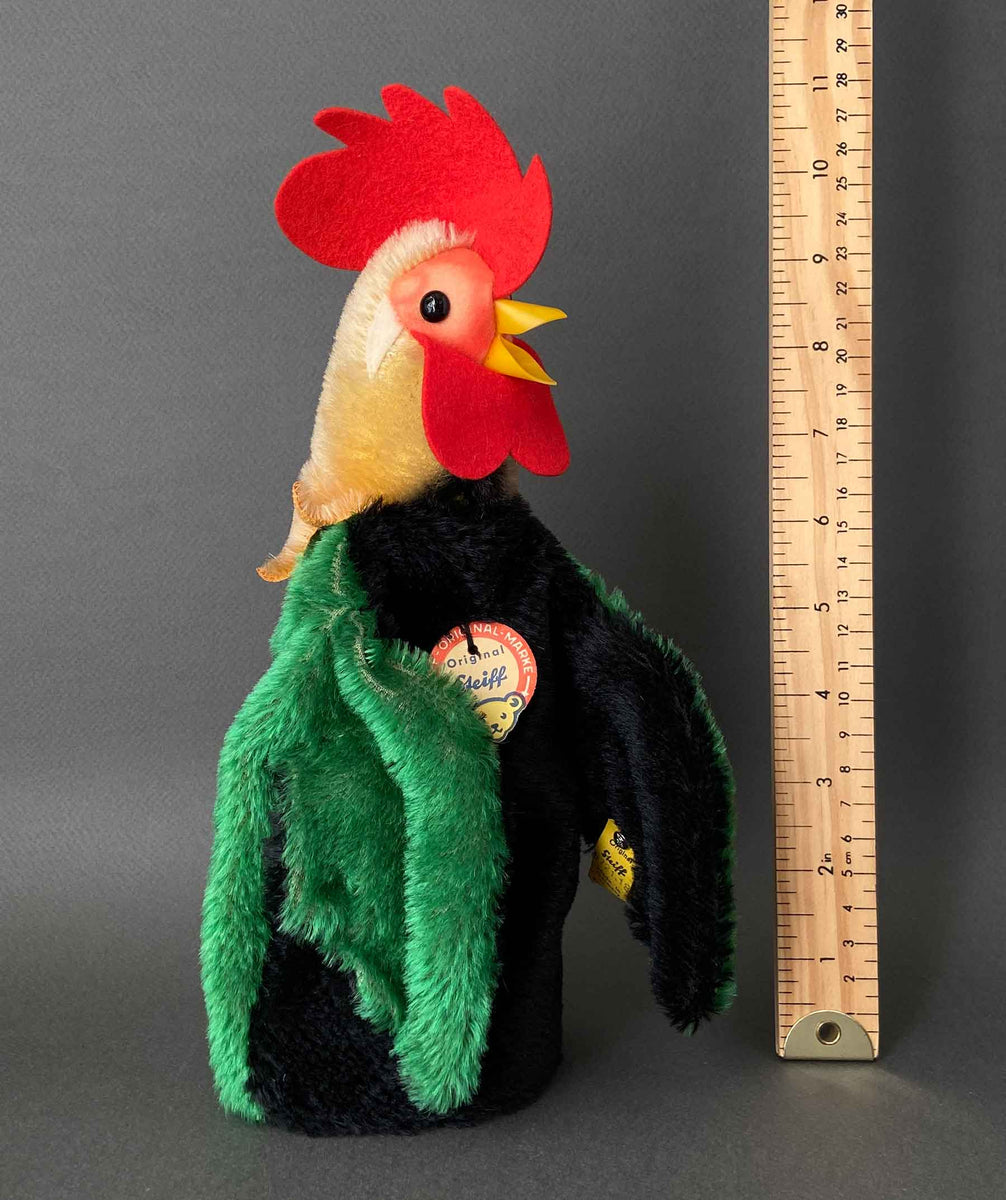 Vintage STEIFF Rooster Hand Puppet ~ 1968-74 Rare! – Once Upon A