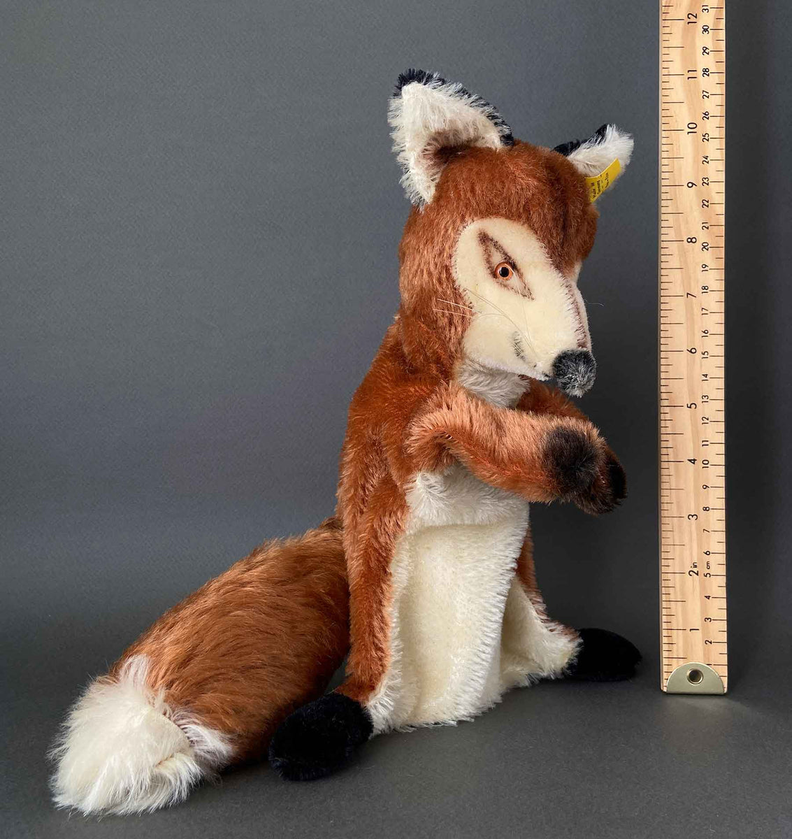 Vintage STEIFF Smardy Fox Hand Puppet ~ 1960s – Once Upon A Puppet
