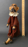 TOBY the Dog Hand Puppet ~ Late 19th c. Punch and Judy Rare!