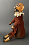TOBY the Dog Hand Puppet ~ Late 19th c. Punch and Judy Rare!