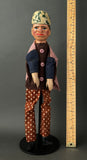 TRADESMAN Hand Puppet ~ 1930s Punch and Judy
