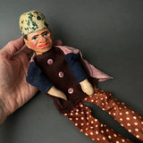 TRADESMAN Hand Puppet ~ 1930s Punch and Judy