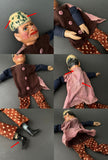 TRADESMAN Hand Puppet ~ 1930s Punch and Judy