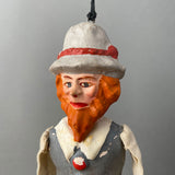 Bearded Man Toy Marionette ~ Italy 1930s