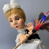 Else Hecht Maid Hand Puppet Doll ~ 1920-30s Rare!