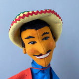 KERSA Mexican Hand Puppet ~ 1960s Rare!