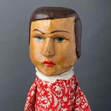 PRETTY POLLY Hand Puppet ~ Early 1900s Punch and Judy